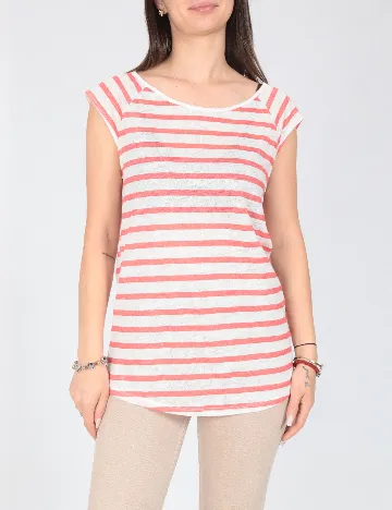 Bluza Zara, rosu/alb
