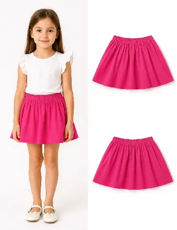 Fusta Zara, magenta