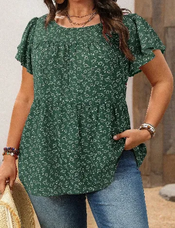 Bluza Emery Rose Curve, verde