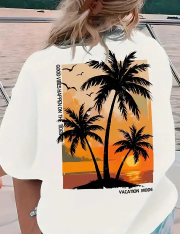 Tricou SHEIN, alb