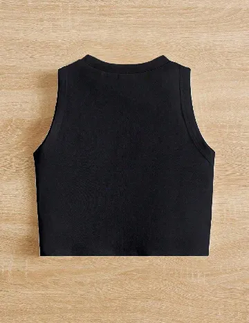 Top Shein Kids, negru