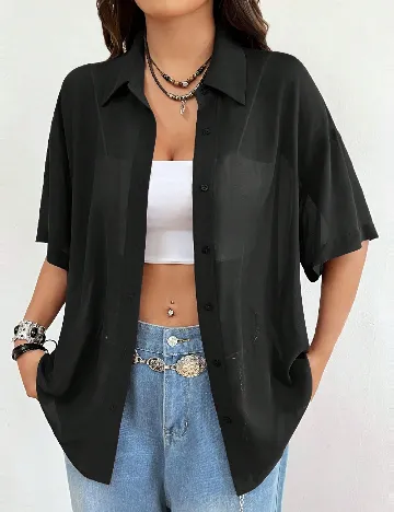 Camasa SHEIN, negru