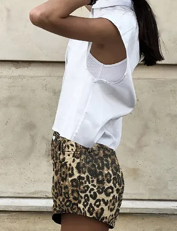 Pantaloni scurti SHEIN, animal print