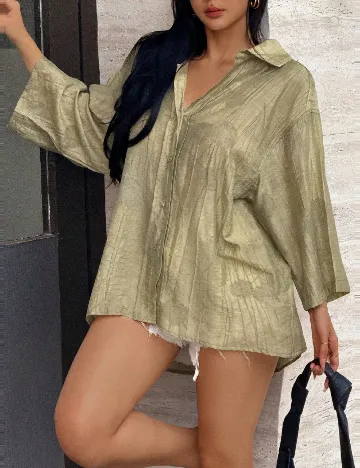 Camasa SHEIN, verde