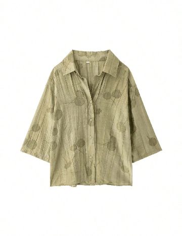 Camasa SHEIN, verde