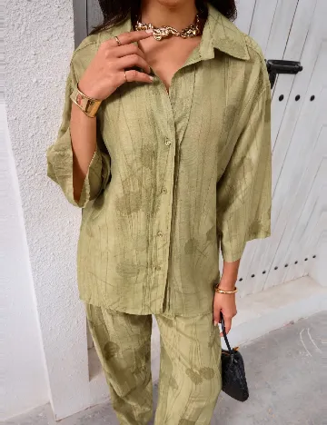 Camasa SHEIN, verde