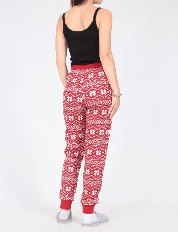 Pantaloni de pijama Tezenis, rosu