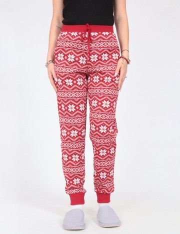 Pantaloni de pijama Tezenis, rosu