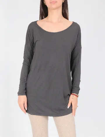 Bluza Oversize Tezenis, gri inchis