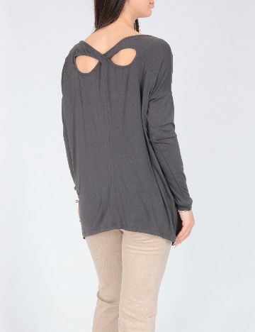Bluza Oversize Tezenis, gri inchis