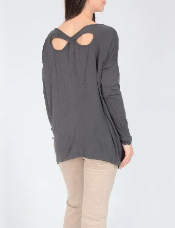 Bluza Oversize Tezenis, gri inchis