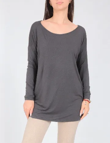 Bluza Oversize Tezenis, gri inchis