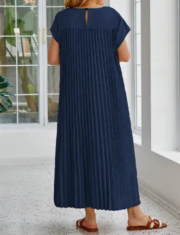Rochie lunga SHEIN CURVE, bleumarin