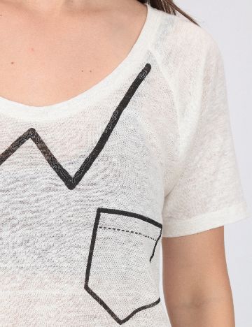 Tricou Zara, alb