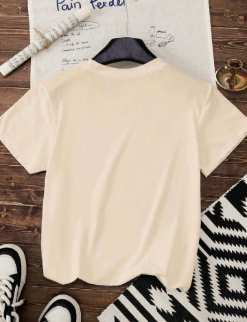 Tricou SHEIN, crem