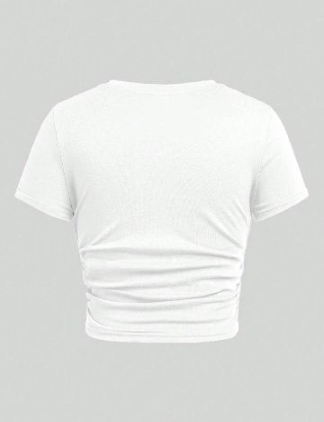Tricou Shein Kids, alb