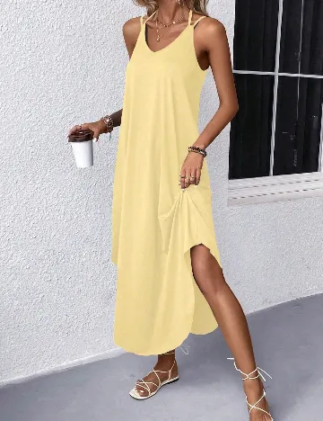 Rochie medie SHEIN, galben
