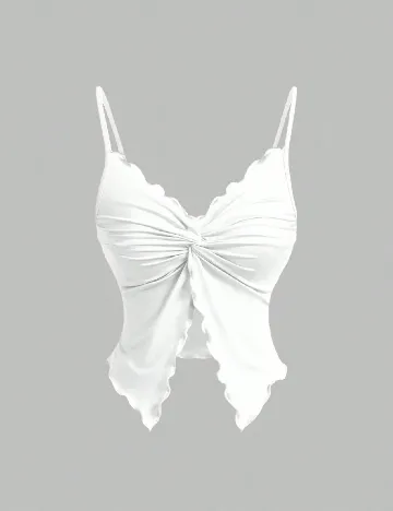 Top SHEIN, alb