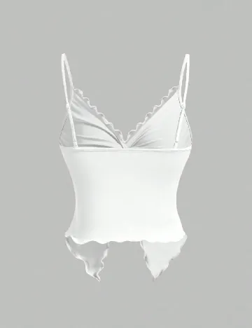 Top SHEIN, alb
