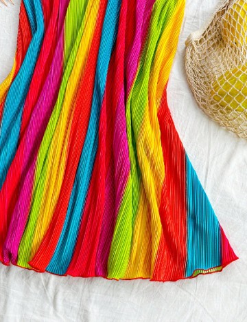 Rochie scurta SHEIN, mix culori