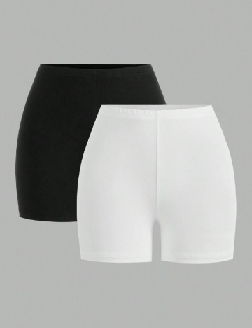 Set colanti SHEIN CURVE, alb/negru