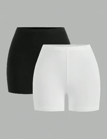 Set colanti SHEIN CURVE, alb/negru