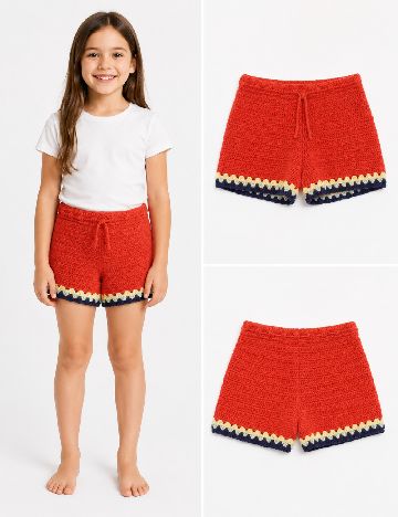 Pantaloni scurti Zara, portocaliu