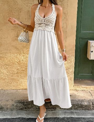 Rochie lunga SHEIN, alb