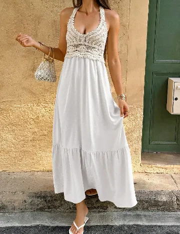 Rochie lunga SHEIN, alb