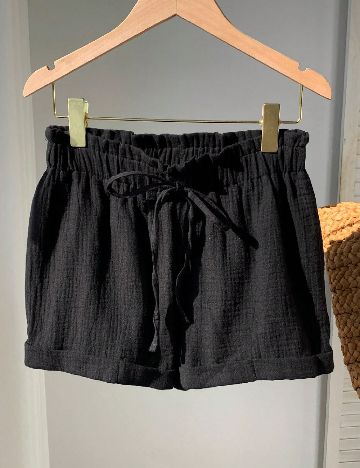 Pantaloni scurti SHEIN, negru