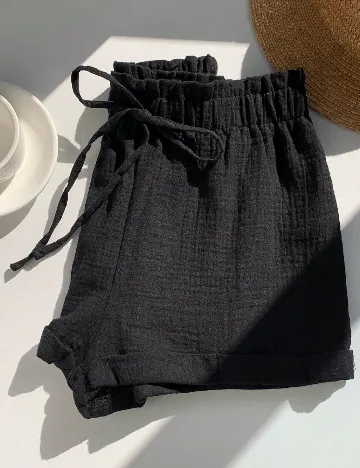 Pantaloni scurti SHEIN, negru