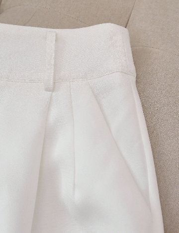 Pantaloni scurti SHEIN, alb