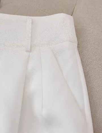 Pantaloni scurti SHEIN, alb