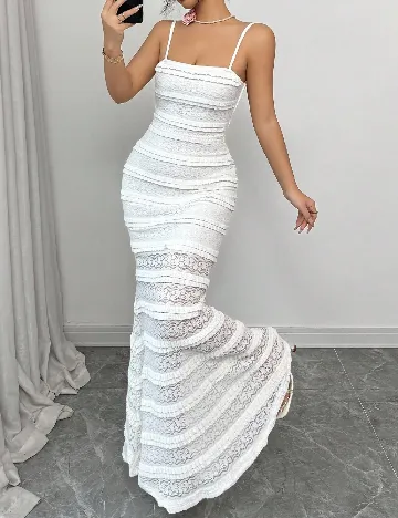 Rochie lunga SHEIN, alb