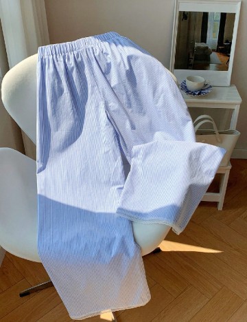 Pantaloni Emery Rose, albastru