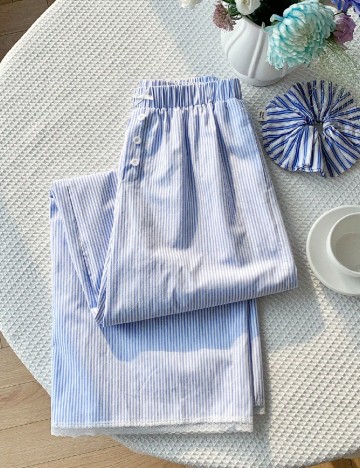 Pantaloni Emery Rose, albastru