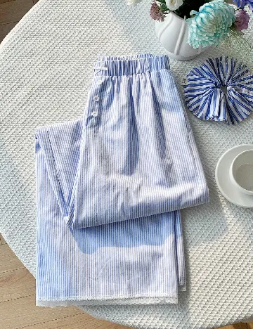 Pantaloni Emery Rose, albastru