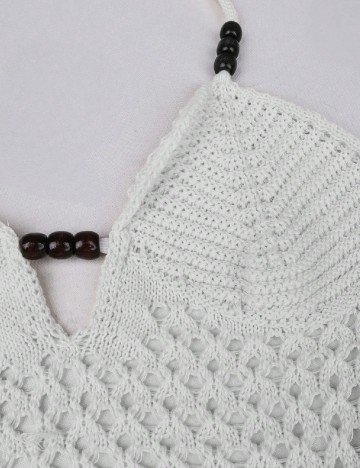 Rochie de plaja SHEIN, ecru