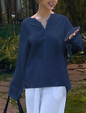 Bluza SHEIN, albastru