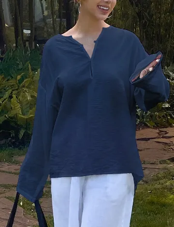 Bluza SHEIN, albastru