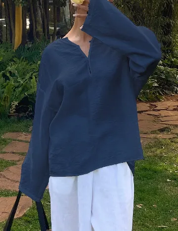 Bluza SHEIN, albastru