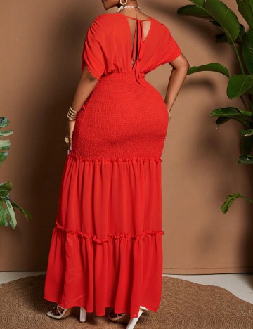 Rochie lunga SHEIN CURVE, rosu