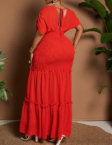 Rochie lunga SHEIN CURVE, rosu