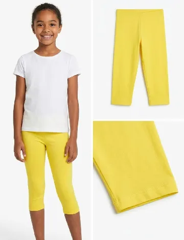 Colanti scurti Zara, galben