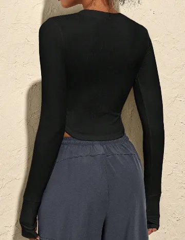 Top SHEIN, negru