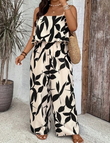 Salopeta SHEIN CURVE, crem