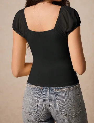 Top SHEIN, negru