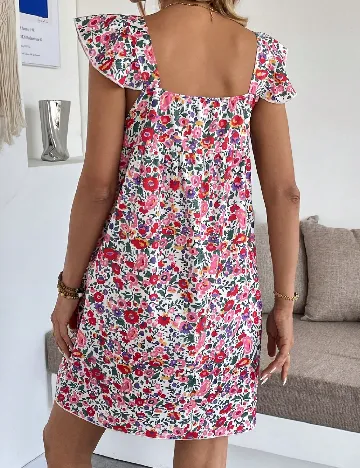 Rochie scurta SHEIN, floral print