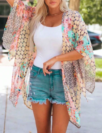 Kimono SHEIN, mix culori