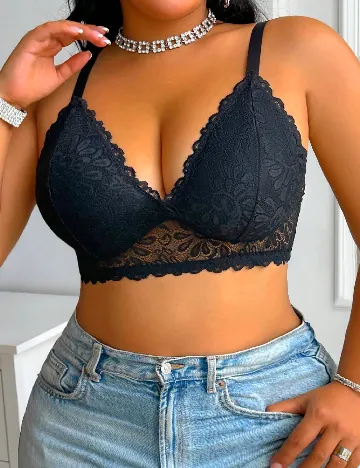 Bustiera SHEIN CURVE, negru